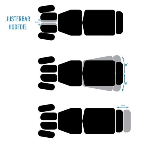 Universalbenk 5. gen. med Justerbar Hodedel - Tegninger-09 Universalbenk 5. gen. med Justerbar Hodedel